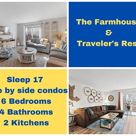 Two Gorgeous Condos*Side By Side*10 Beds*Sleep 17!